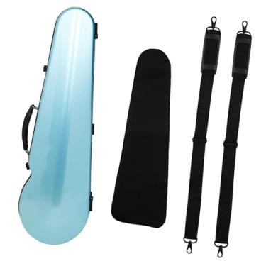 Imagem de Estojo De Violino De Fibra De Carbono Estojo Rígido De Ombro De Violino Estojo Leve De Armazenamento De Violino Bolsa De Instrumento Musical Estojo para instrumento de violino