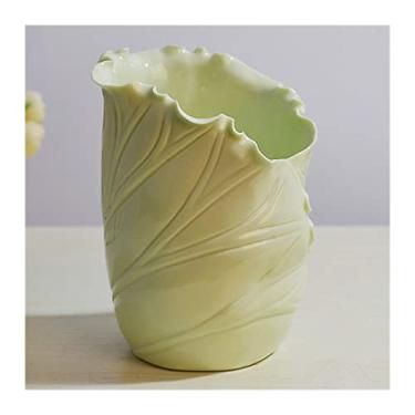 Imagem de Cinzeiro de cerâmica folha de lótus cinzeiro simples cinza verde claro sala de estar quarto decoração cigarro charuto cinzeiro mesa de chá decoração de mesa cinzeiros para casa