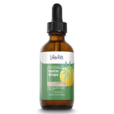Imagem de Suplemento Life-Flo Biotina 10000mcg em gotas com vitamina D3 60mL-Unissex