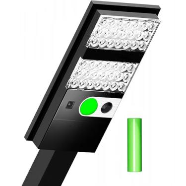 Imagem de Luminária Solar Refletor Holofote Poste S400 com Sensor e Acendimento Automático | 2 Anos Garantia Oversun