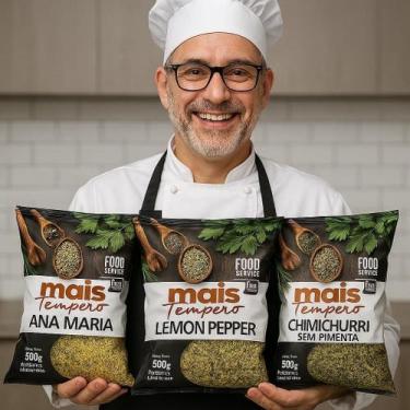 Imagem de Kit Tempero Especial Chimichurri Sem Pimenta, Ana Maria e Lemon Pepper