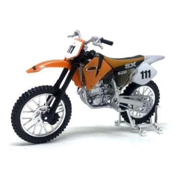 Imagem de Miniatura Moto Ktm 520 Sx - Laranja - 1:18 - Maisto, Laranja