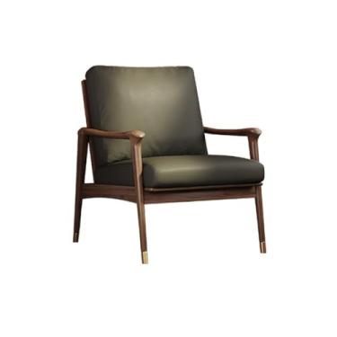 Imagem de URGDWEKJY Cadeira de sofá nórdica única cadeira moderna minimalista sala de estar leve luxo sofá cadeira varanda cadeira traseira sofá sala de estar (A)