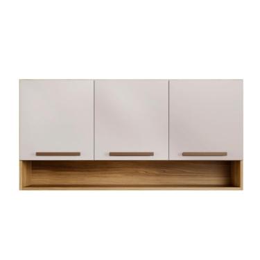 Imagem de Armário armário 3 portas e cozinha suspensa(/Off White)
