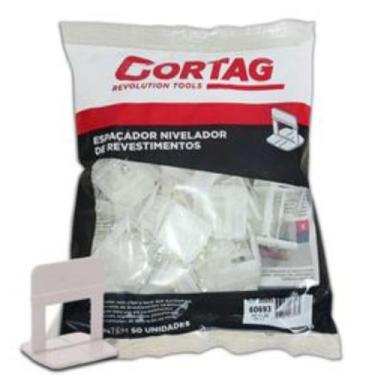 Imagem de Espaçador Nivelador de Revestimentos 50un 1.0mm Cortag