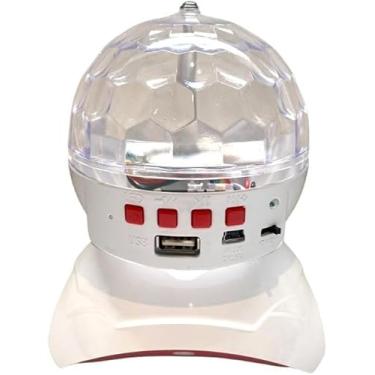 Imagem de Globo Colorido LED com Captador de Voz | Barra de Luz Musical Sincronizada RGB | Portátil USB Type-C para Festas, Quartos e Setup Gamer