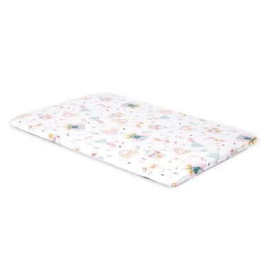 Imagem de Trocador de Fraldas para Cômoda Bebê Slim, PVC Impermeável, 44x66cm, Espuma D14, Atóxico (Rosa Princess)