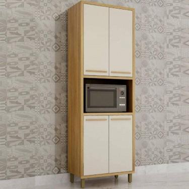 Imagem de Cozinha Completa Paneleiro Torino Valdemóveis Cinamono Off White