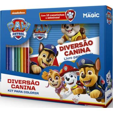 Imagem de Livro - Patrulha Canina - Diversão Canina Kit para Colorir
