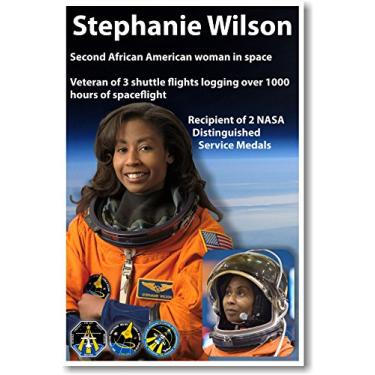 Imagem de Stephanie Wilson - NEW African American NASA Astronaut Space Poster