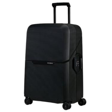 Imagem de Mala Grande Magnum Eco Samsonite Polipropileno Cadeado Tsa 4 Rodas Duplas Giro 360 Preto
