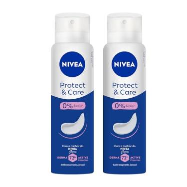 Imagem de Kit Desodorante Aerossol NIVEA Protect & Care 150ML - 2 Unidades, Nivea, pacote de 2