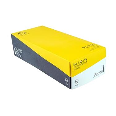 Imagem de Sunlite Tubo de bicicleta com válvula Schrader resistente a espinhos, 26 x 3,8-5 cm/válvula de 32 mm