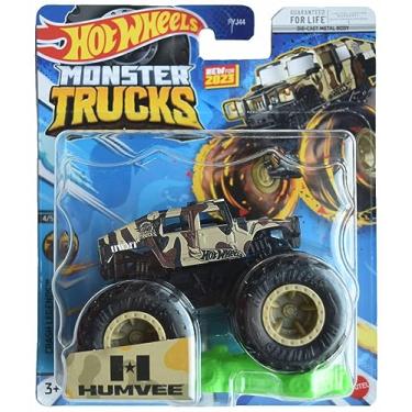 Imagem de Hot Wheels Monster Trucks Humvee, Crash Legends 4/5 2023 Connect and Crash Car