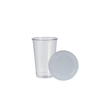 Imagem de 200 un tampa e copo 300ml 330ml descartavel pp liso - E A COSTA EMBALA