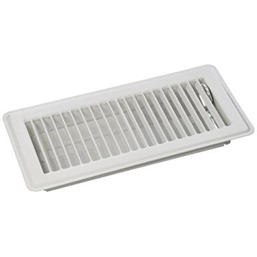 Imagem de MINTCRAFT Registro de piso FR01-4X10W ProSource 10 cm A X 25 cm L, Aço, 10 cm x 25 cm, Branco