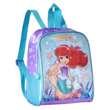 Imagem de Lancheira Térmica Sereia Encantos Infantil Merendeira - Clio