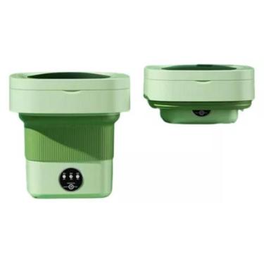 Imagem de Mini Máquina De Lavar Roupa Dobrável Portátil Balde Elétrica - SHR, Ve