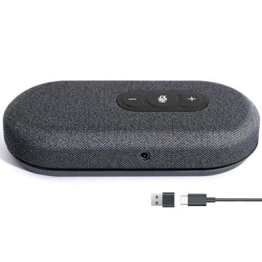 Imagem de PolaTab PT-S58 USB-C Viva-Voz USB, Alto-Falante de Conferência com Microfone Omnidirecional, Som Natural e Claro, Plug and Play, Portátil, para Home Office e Chamadas de Conferência
