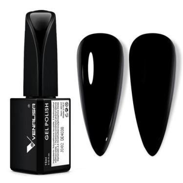 Imagem de Verniz em Gel VENALISA Preto 15ml - Soak Off UV/LED
