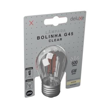 Imagem de Lâmpada Led Filamento Avant Clear G45 6W 4000k E27 Bivolt