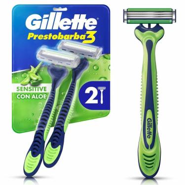 Imagem de Aparelho de Barbear Gillette Prestobarba 3 Sense Care 2 Unidades