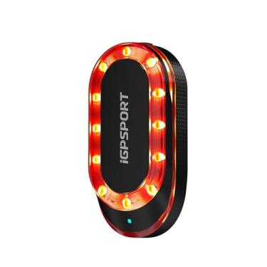 Imagem de iGPSPORT SR Mini luz de radar para bicicleta, distância de monitoramento de 160 m, 20H, vida útil da bateria, flash de freio, à prova d'água, luz traseira de ciclismo
