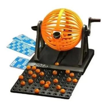 Imagem de Jogo de bingo lotto com 90 números e 12 cartelas  brinquedo familiar e