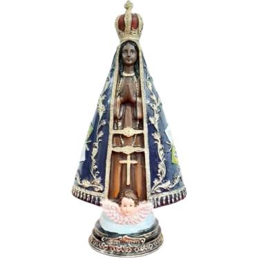 Imagem de Imagem de Nossa Senhora Aparecida em Resina - Imagem Católica 30 cm