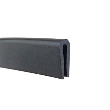 Imagem de M M SEALS D044 M M SEALS D044 Black U Channel Edge Selo EPDM 17/32" de altura x 3/32" de largura, 30 Feet, Black