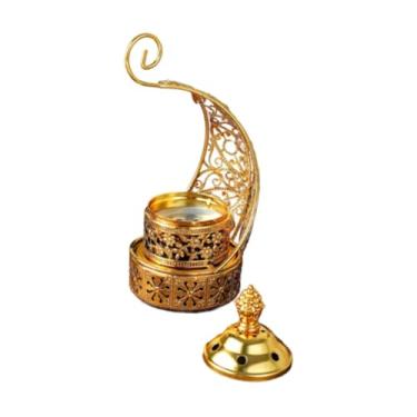 Imagem de Bothyi Queimador de incenso árabe, destacável, fácil de limpar, decorativo, para festas em hotéis, mesa de escritório, Sem Clipe
