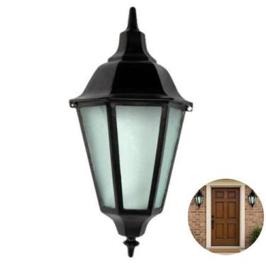 Imagem de Luminária Parede Iluminação Externa Meia Cara Italiana - Luminárias Co