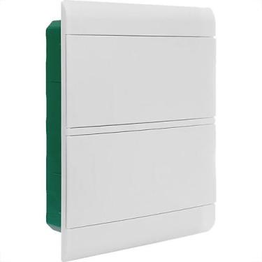 Imagem de Centrinho Schneider Pvc Embutir Branco Para 24 Disjuntores Din Sem Bar
