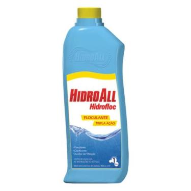 Imagem de Hidrofloc Flocolante Clarificante Tripla Ação Hidroall 1l