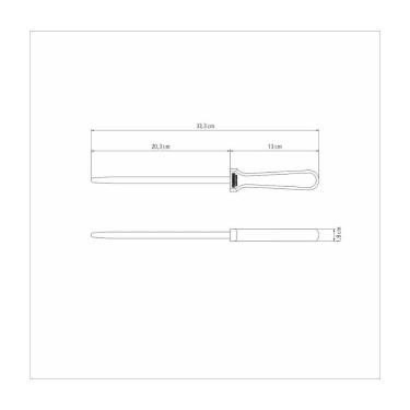 Imagem de Chaira Tramontina Churrasco Com Haste Carbono Natural 8''