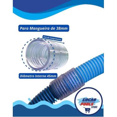 Imagem de Emenda em Silicone para Mangueira de Aspiração 38mm (1 ½") - Conexão S