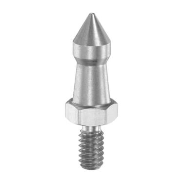 Imagem de PATIKIL Ponta de tripé de rosca de 1/10.2 cm, parafuso de pino de aterramento para tripé de câmera de aço inoxidável (38 mm) para peças de reposição de perna de monopé, prata