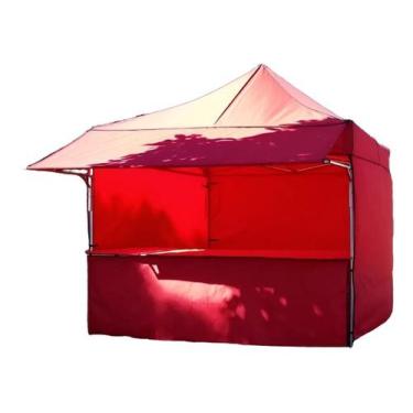 Imagem de Kit Feirante 1,50x1,50 com ferro galvanizado. - Goiânia Toldos