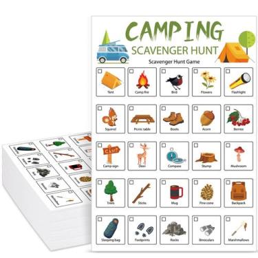 Imagem de Jogo Nature Scavenger Hunt Hoolerry 30 cartas 13x18cm