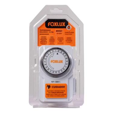 Imagem de Timer Temporizador Foxlux Bivolt com Programador de Horário 15 Minutos