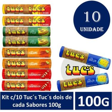 Imagem de Kit c/10 Tucs  Bela Vista  Sabores 100g