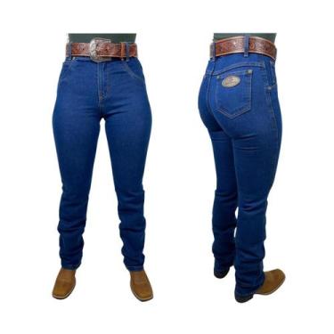Imagem de Calça Feminina Rodeio Country Tradicional Azul e Delavê, Azul, Escuro,