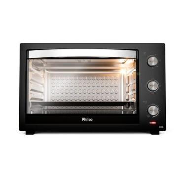 Imagem de Forno Elétrico Philco 80L Preto 4 resistências PFE80A, 220V