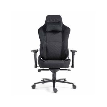 Imagem de Elements Cadeira Gamer Ergonomica em Tecido Lunari Fearless com Apoio Lombar Integrado, Preta