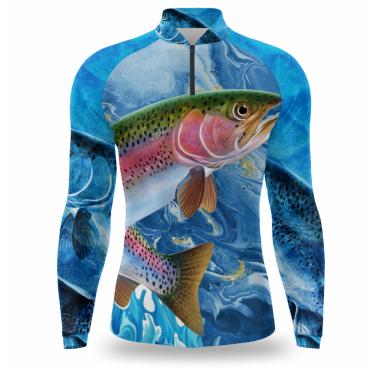 Imagem de Camiseta Pesca Proteção Fator 50 Térmica Leve Confortável