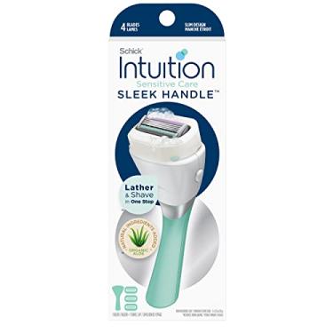 Imagem de INTUITION Lâmina De Barbear Sensível Para Mulheres Schick Intuition Com Design Elegante E 3 Recargas