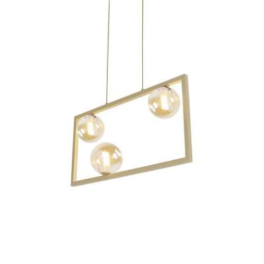 Imagem de Lustre Pendente Dourado Quality Orbit II 1556 - G9