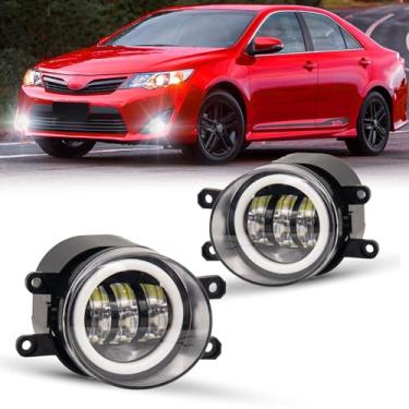 Imagem de WEZEMLIGHT Substituição do conjunto de faróis de neblina LED para 2011-2013 CT200h 2011-2014 IS250/350 Toyota 4Runner Avalon Camry Highlander Matrix Prius Rav4 Tacoma lâmpadas de neblina LED, 1 par