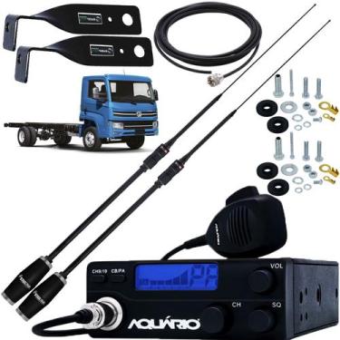 Imagem de Rádio Px 40 Canais Argentina Black Viuva Negra Cabo 5,5m Volkswagen De