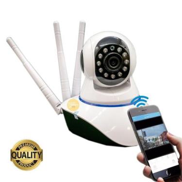 Imagem de Câmera Ip 3 Antenas Wifi Wireless Yoosee Visão Noturna - Ip Camera